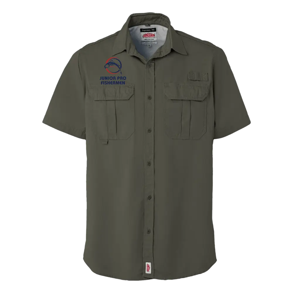 JPF Dad's Vented Shirt - Blue Text (Small)